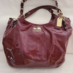 Coach XL Patent Leather Madison Tote